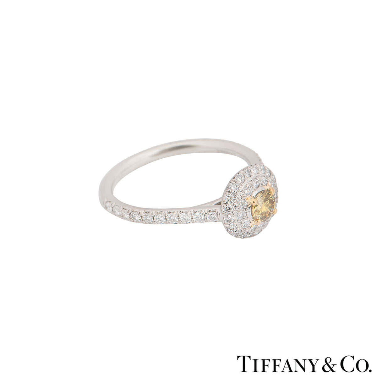 Tiffany & Co. Yellow Diamond 'Soleste' Ring in Plati #517317 – Beladora